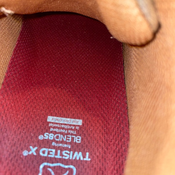 TWISTED X Women's Chukka Driving Mocs Bomber 7.5 WIDE Leather Rodeo Boho - Picture 14 of 15